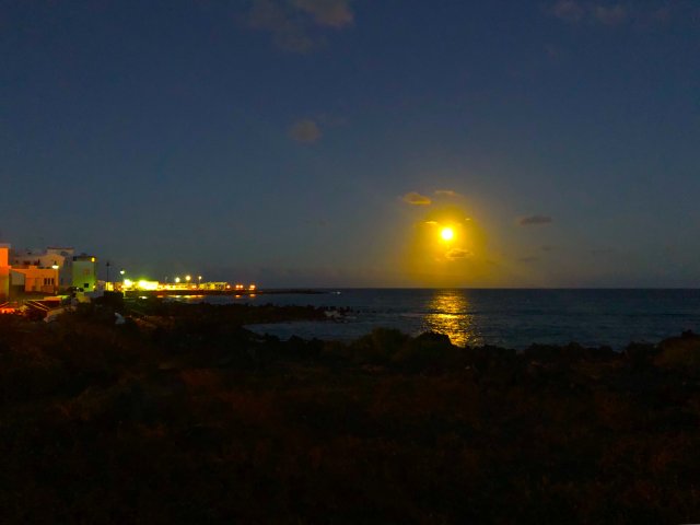 Full moon over the Master Suite