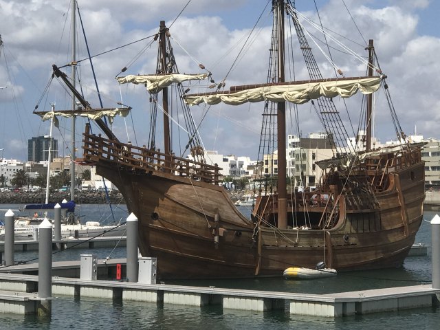 In the footsteps of Christopher Columbus with the Santa Maria