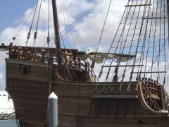 In the footsteps of Christopher Columbus with the Santa Maria