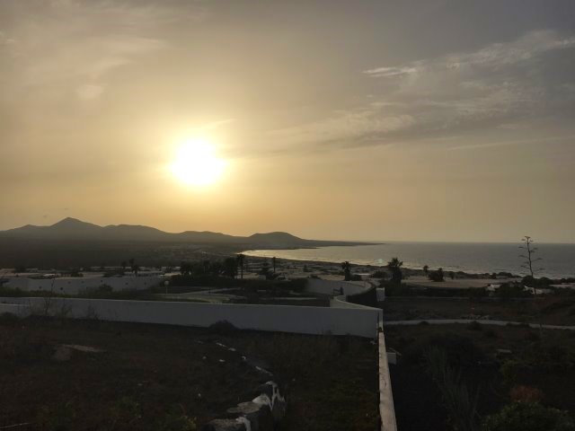 Sunset over Famara