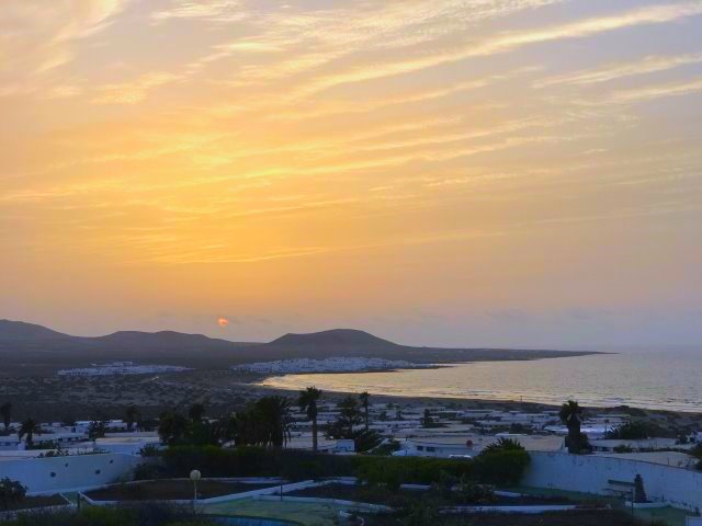 Coucher de soleil à Famara