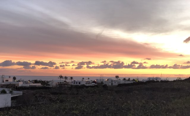 Der Sonnenaufgang von heute Morgen